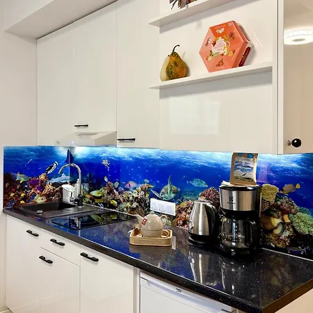 Apartament Al-dom Seaside Z Bocznym Widokiem Na Morze I Miejscem W Hali Garażowej *