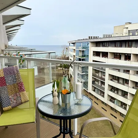 Al-dom Seaside Z Bocznym Widokiem Na Morze I Miejscem W Hali Garażowej * Kołobrzeg