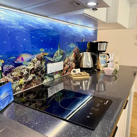 Al-dom Seaside Z Bocznym Widokiem Na Morze I Miejscem W Hali Garażowej Apartament Kołobrzeg