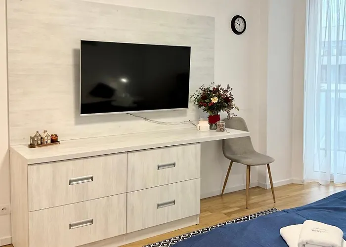 Apartament Al-dom Seaside Z Bocznym Widokiem Na Morze I Miejscem W Hali Garażowej