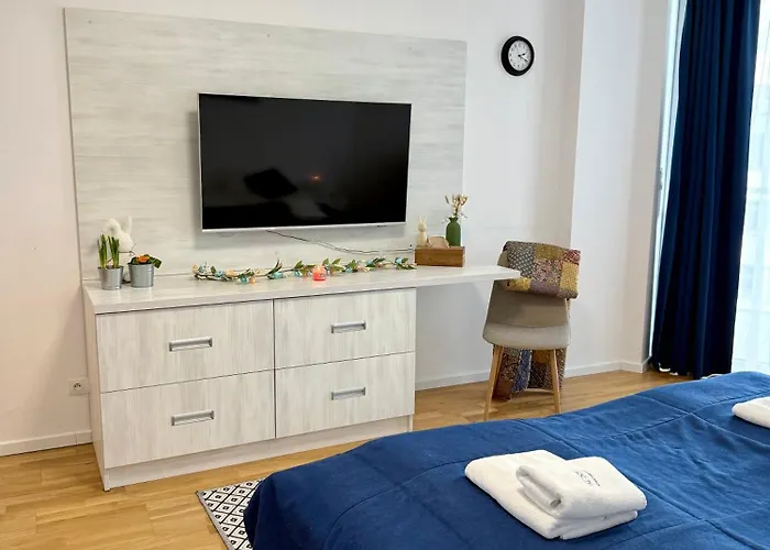 Al-dom Seaside Z Bocznym Widokiem Na Morze I Miejscem W Hali Garażowej Apartament Kołobrzeg