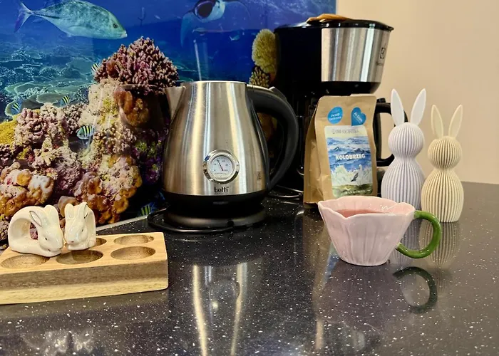 Apartament Al-dom Seaside Z Bocznym Widokiem Na Morze I Miejscem W Hali Garażowej *